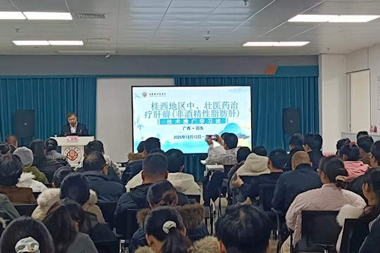 我院成功举办2025年桂西地区中、壮医药治疗肝癖（非酒精性脂肪肝）技术推广学习班