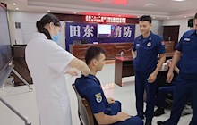 【医院资讯】“军爱民、民拥军”——我院走进县消防救援大队开展拥军优属慰问、健康义诊活动