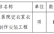 田东县中医医院更衣室衣柜等木工制作安装工程采购成交结果公告