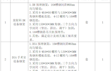 田东县中医医院放射科设备钢架采购安装项目院内采购公告