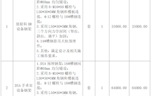 田东县中医医院放射科设备钢架院内采购成交结果公告
